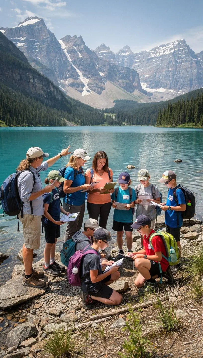 Mapa szlaku turystycznego z zaznaczonymi punktami widokowymi i trasami.